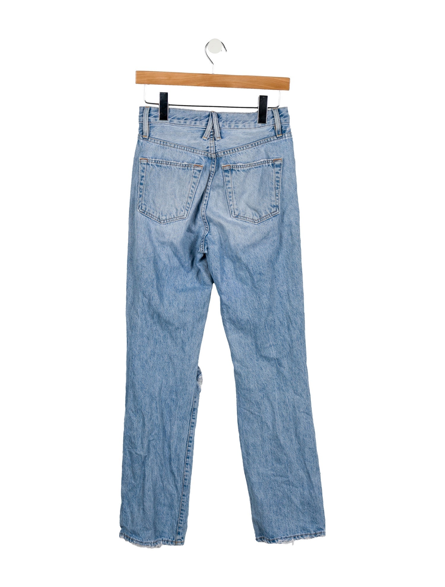 SLVRLAKE High-Rise Straight Leg Jeans