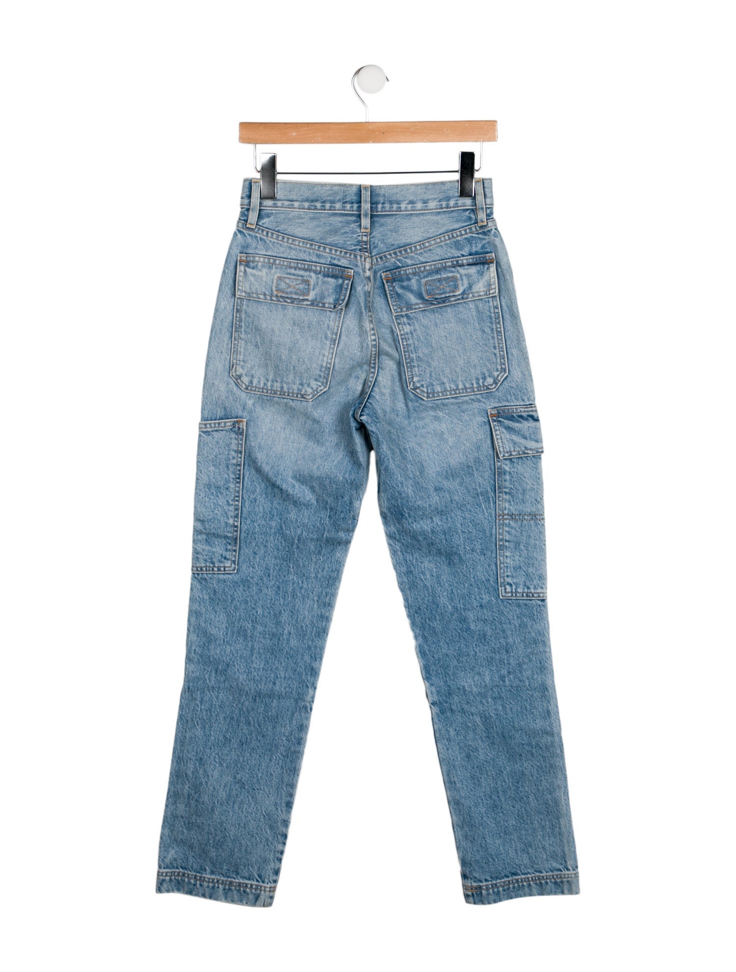 SLVRLAKE High-Rise Straight Leg Jeans
