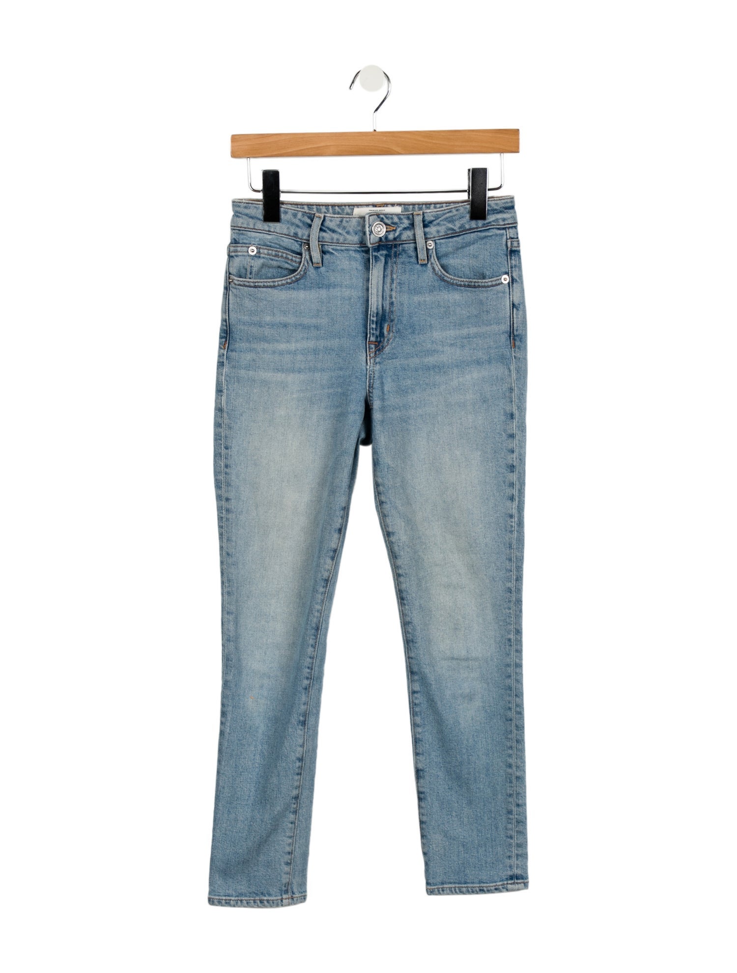 SLVRLAKE Mid-Rise Straight Leg Jeans