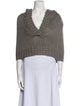 SLVRLAKE Wool Plunge Neckline Sweater