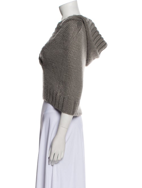 SLVRLAKE Wool Plunge Neckline Sweater