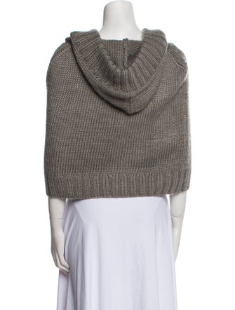 SLVRLAKE Wool Plunge Neckline Sweater