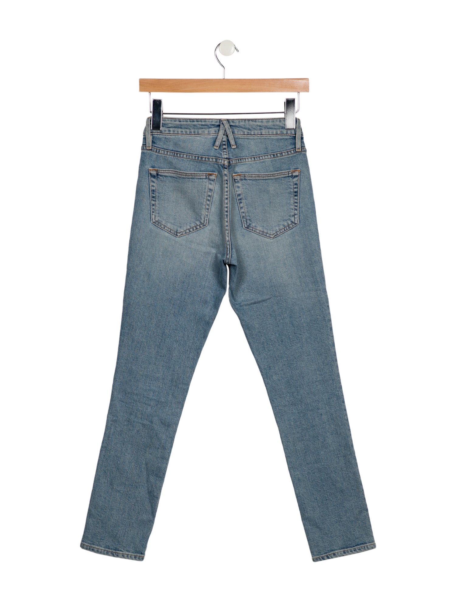 SLVRLAKE Mid-Rise Skinny Leg Jeans