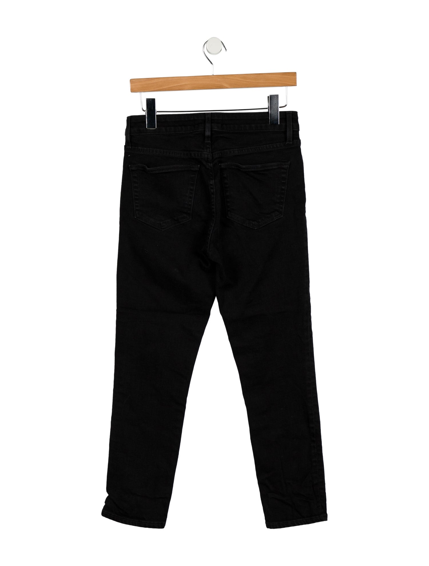 SLVRLAKE Mid-Rise Straight Leg Jeans