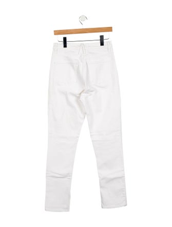 SLVRLAKE High-Rise Straight Leg Jeans