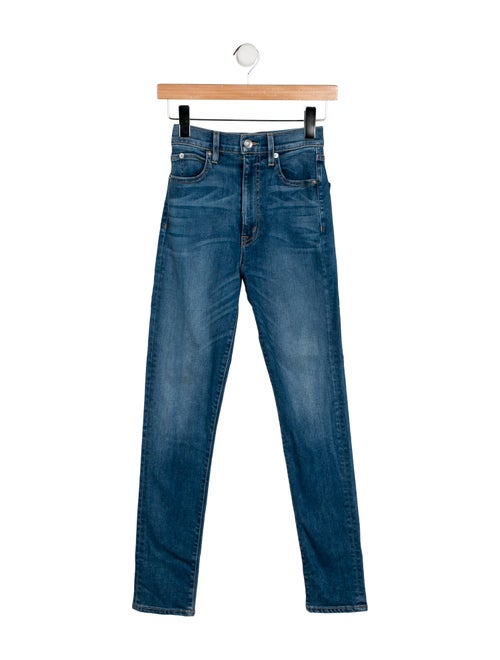 SLVRLAKE High-Rise Straight Leg Jeans
