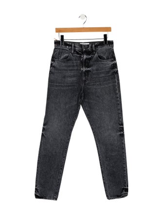 SLVRLAKE High-Rise Straight Leg Jeans