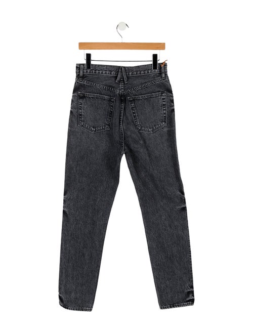SLVRLAKE High-Rise Straight Leg Jeans