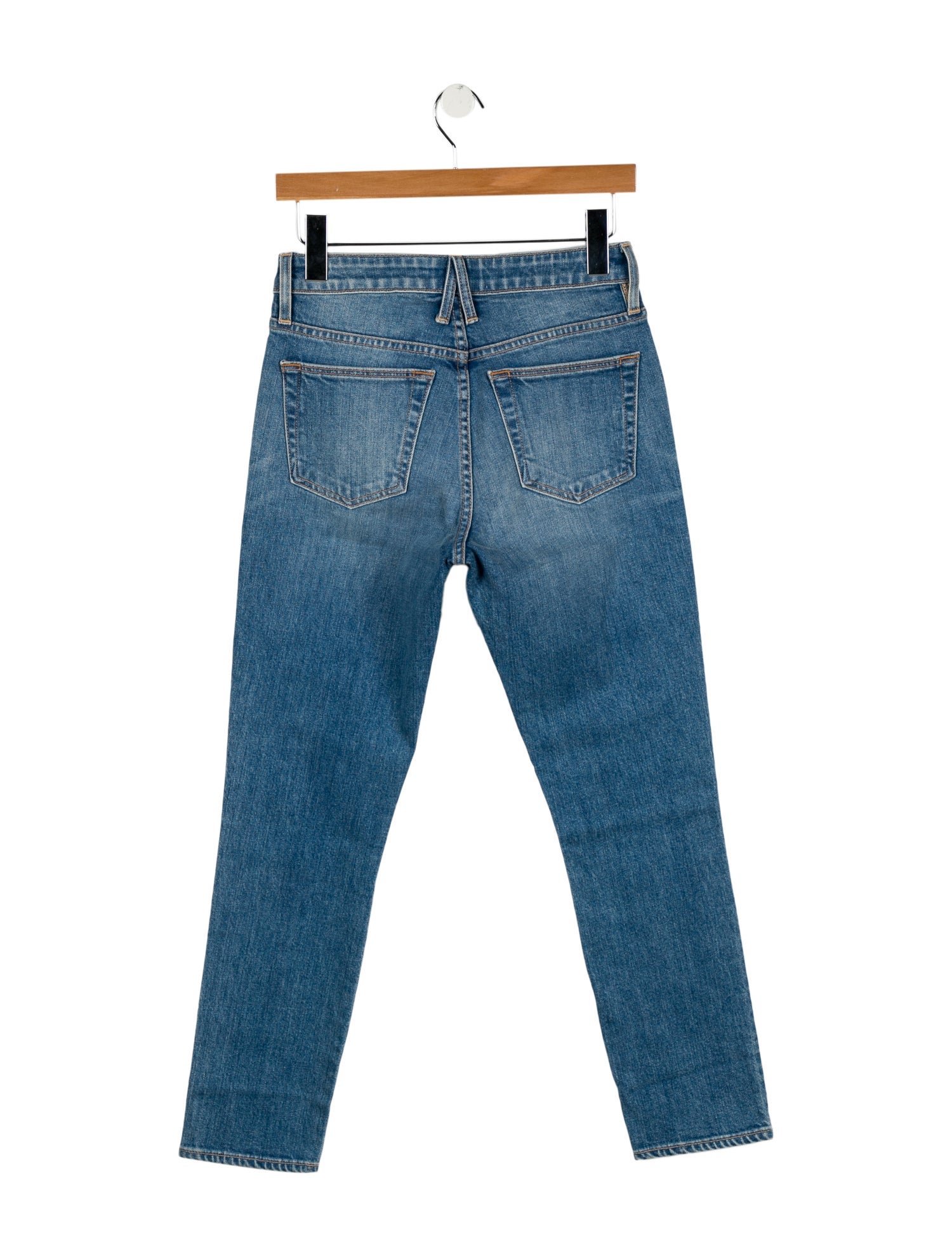 SLVRLAKE Mid-Rise Straight Leg Jeans