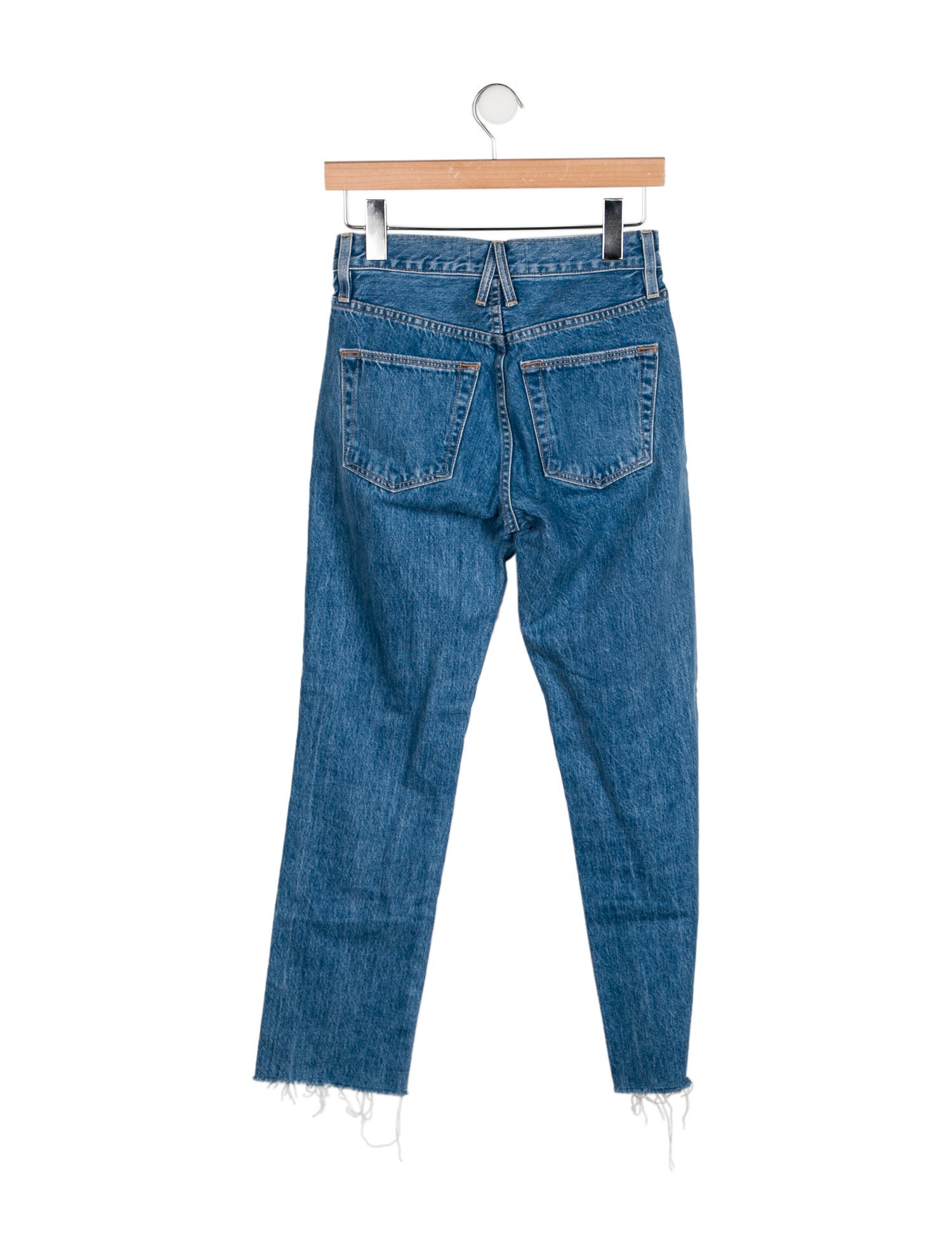 SLVRLAKE Mid-Rise Straight Leg Jeans