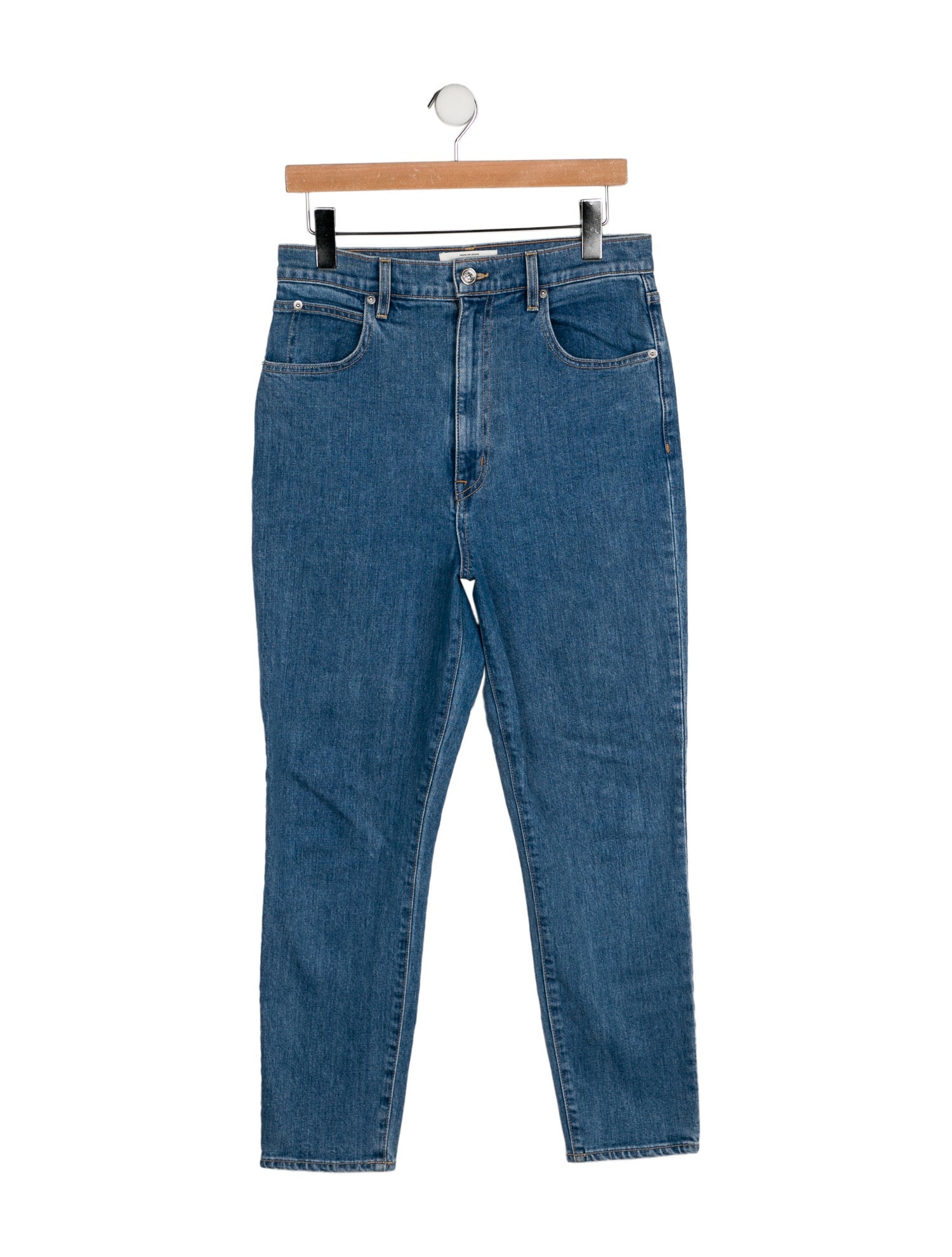 SLVRLAKE High-Rise Straight Leg Jeans