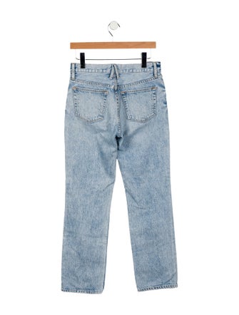 SLVRLAKE Mid-Rise Straight Leg Jeans