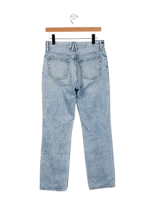 SLVRLAKE Mid-Rise Straight Leg Jeans