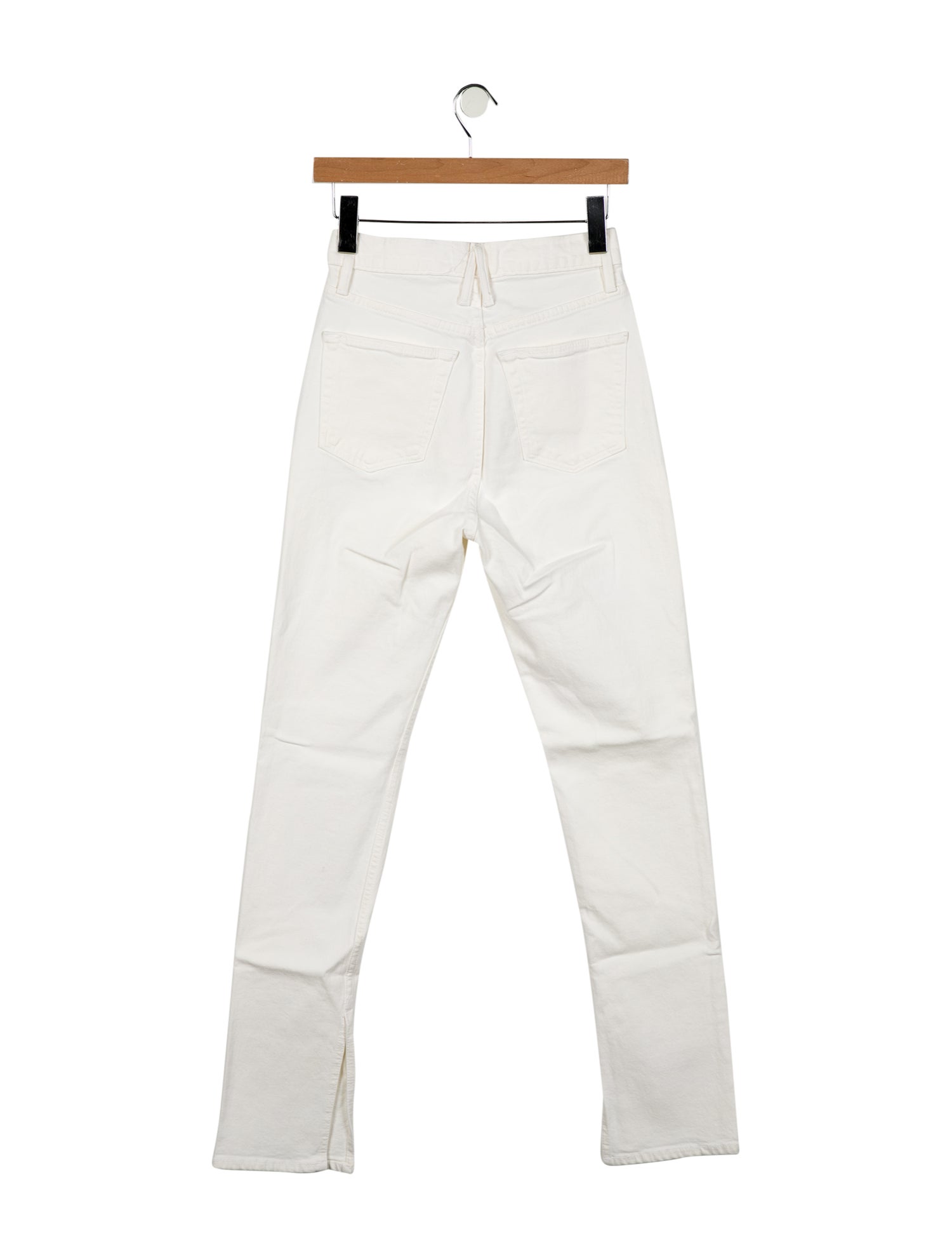 SLVRLAKE High-Rise Straight Leg Jeans