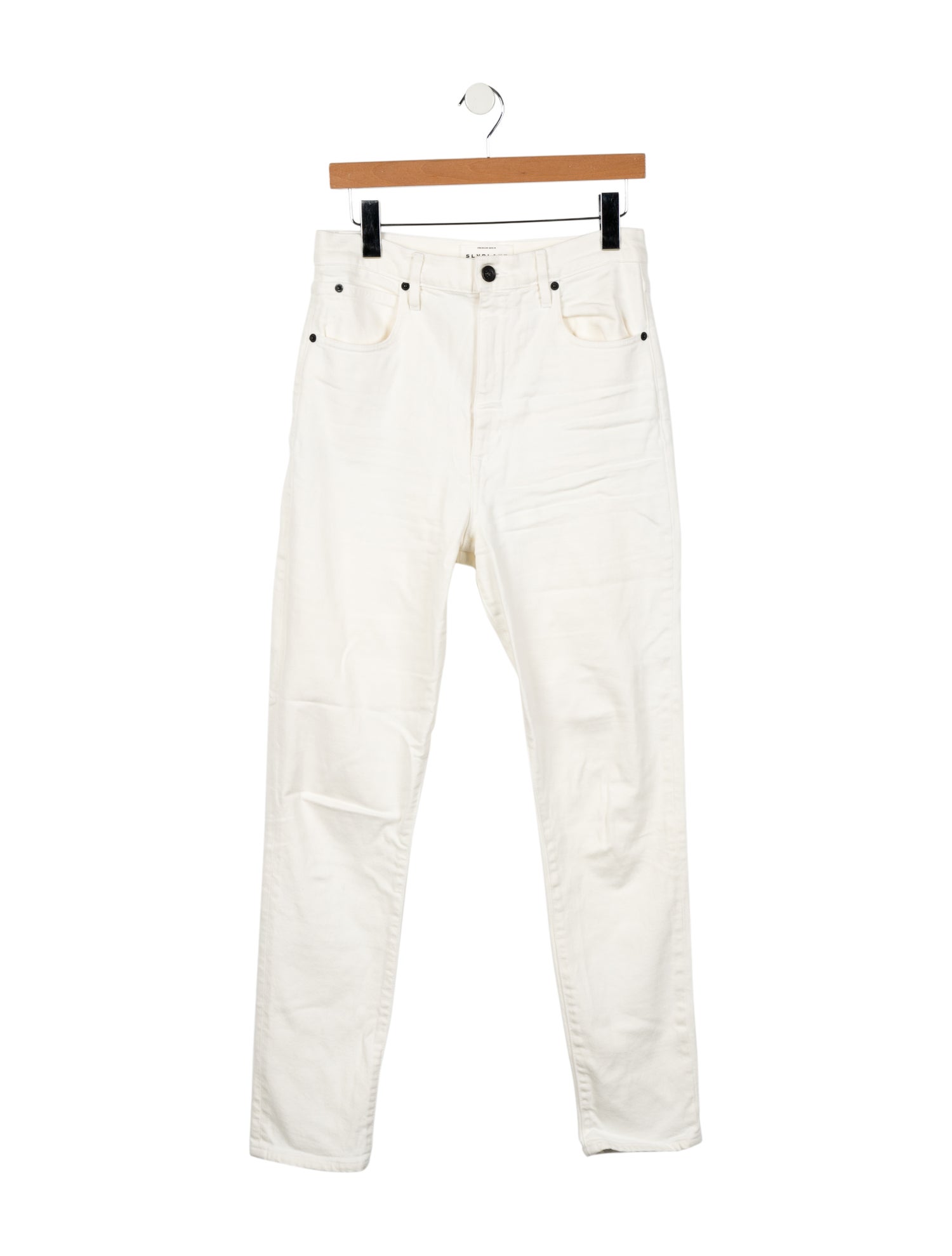 SLVRLAKE High-Rise Straight Leg Jeans