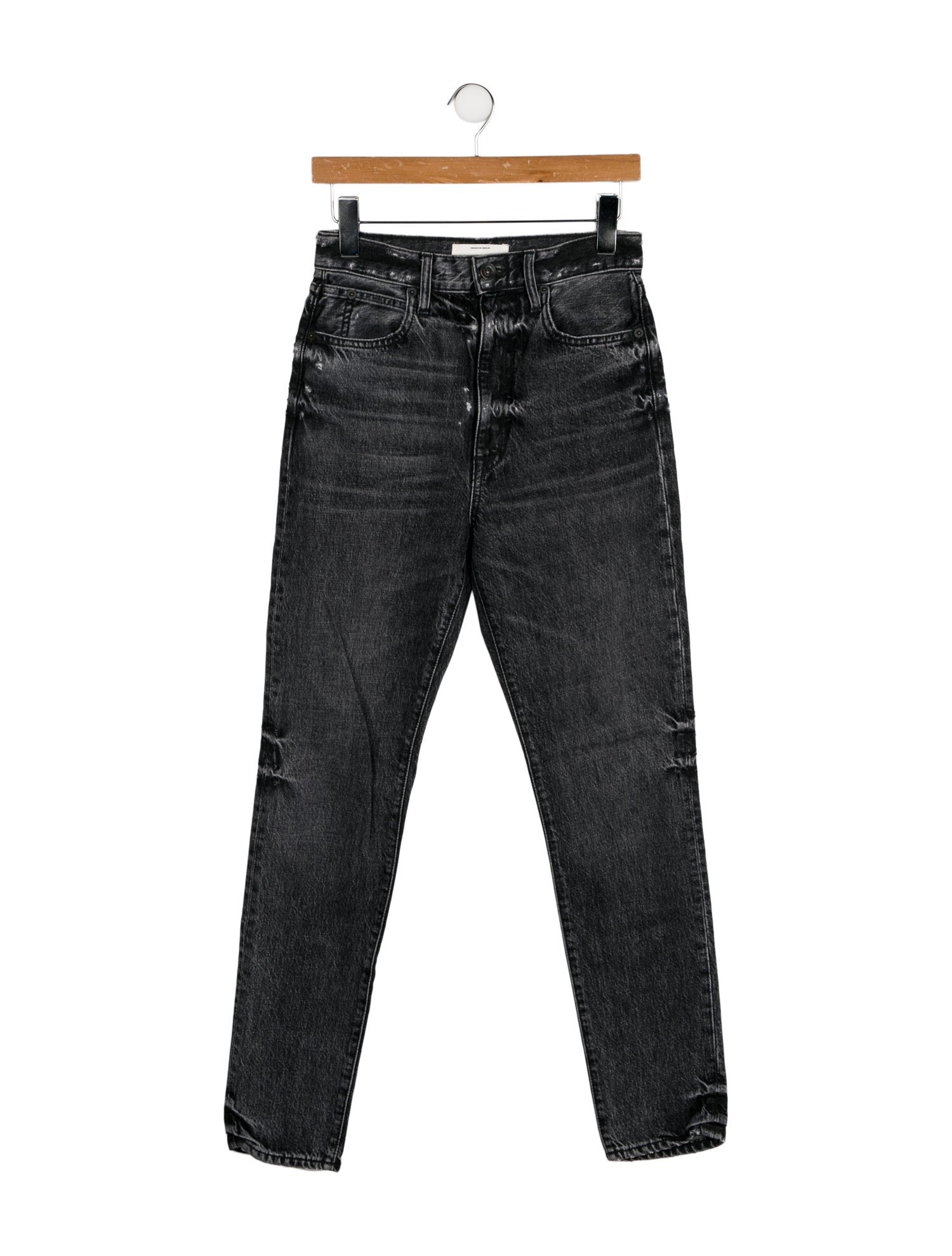 SLVRLAKE High-Rise Straight Leg Jeans