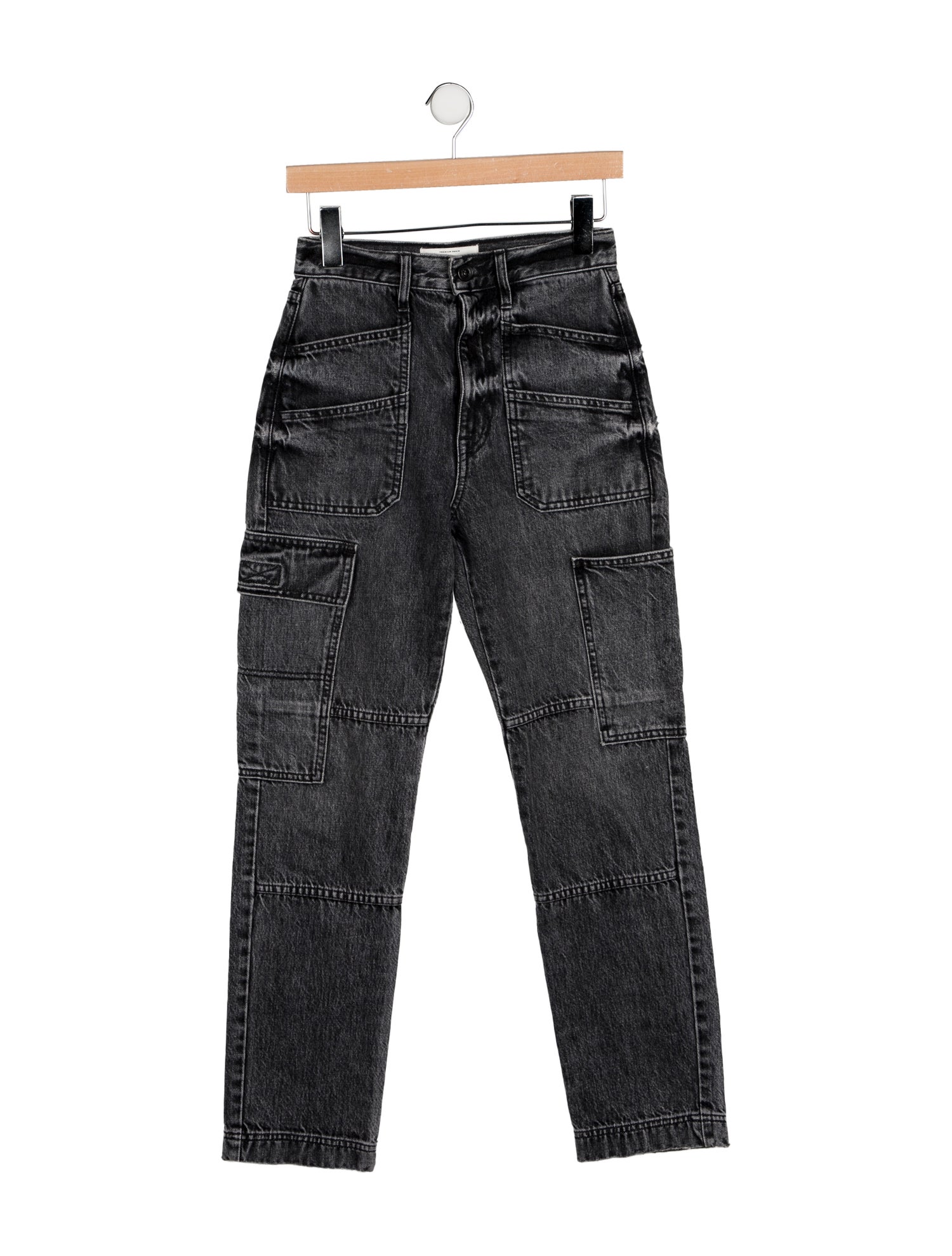 SLVRLAKE High-Rise Straight Leg Jeans