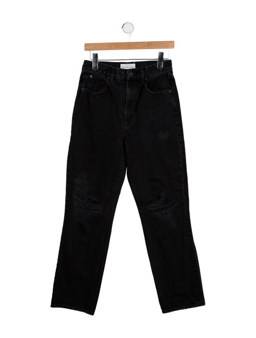 SLVRLAKE High-Rise Straight Leg Jeans