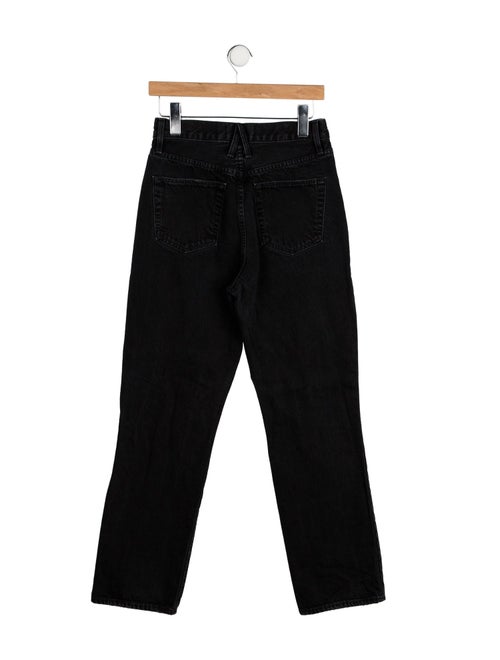 SLVRLAKE High-Rise Straight Leg Jeans