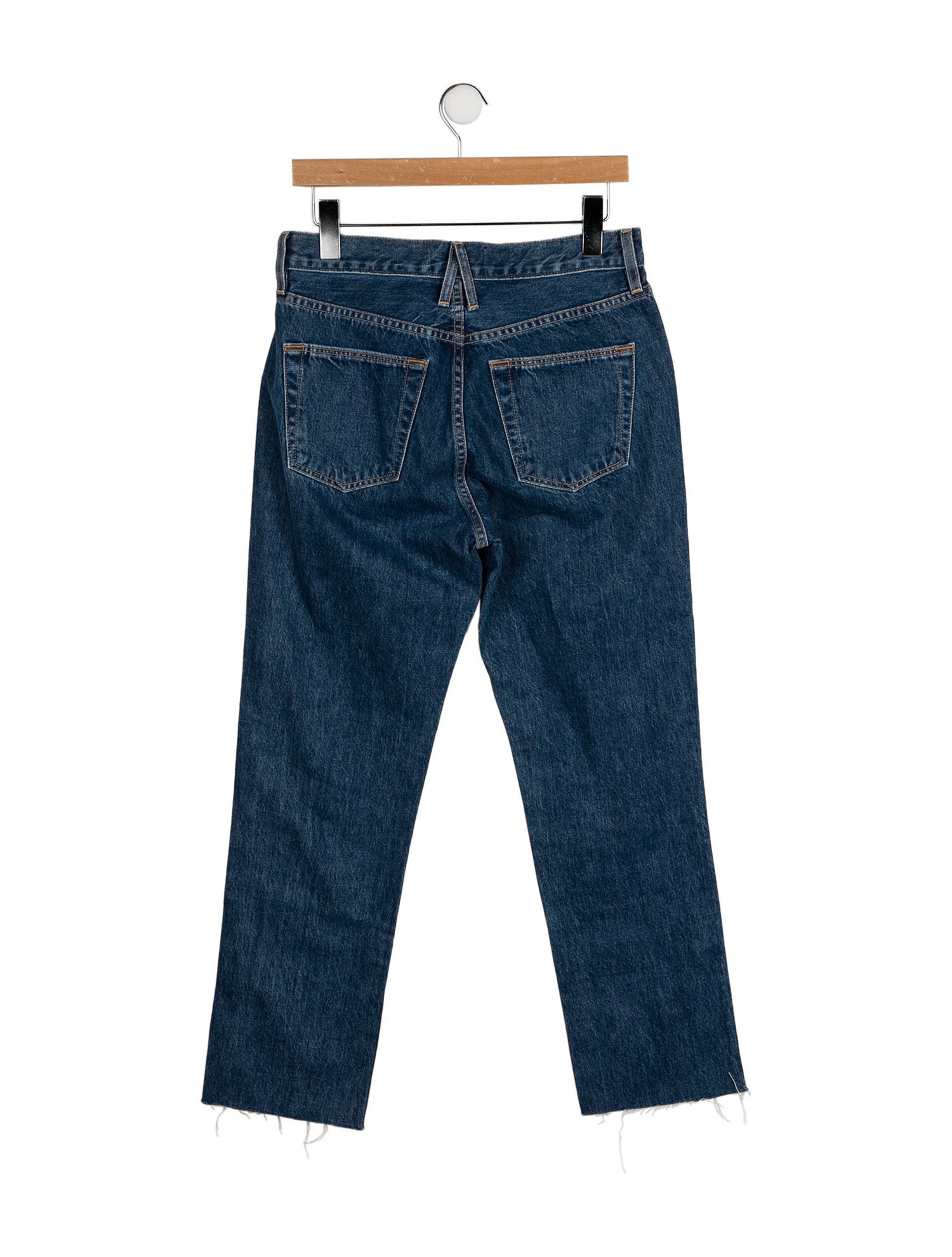 SLVRLAKE Mid-Rise Straight Leg Jeans