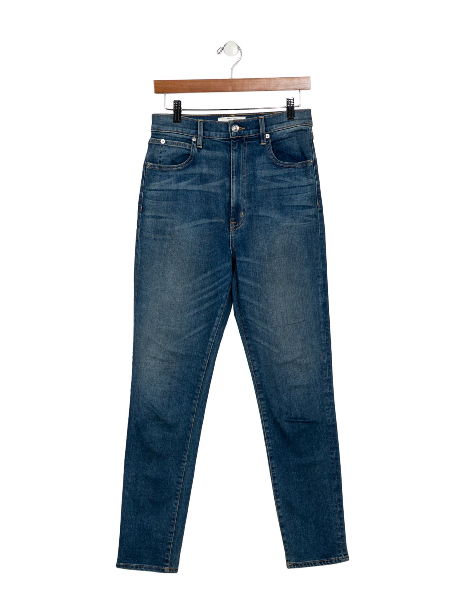 SLVRLAKE High-Rise Straight Leg Jeans