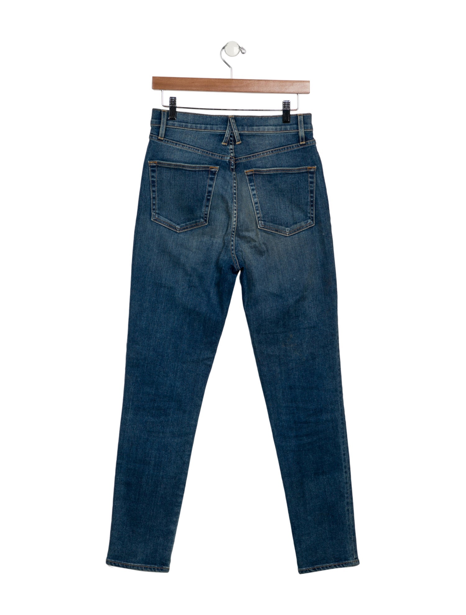 SLVRLAKE High-Rise Straight Leg Jeans