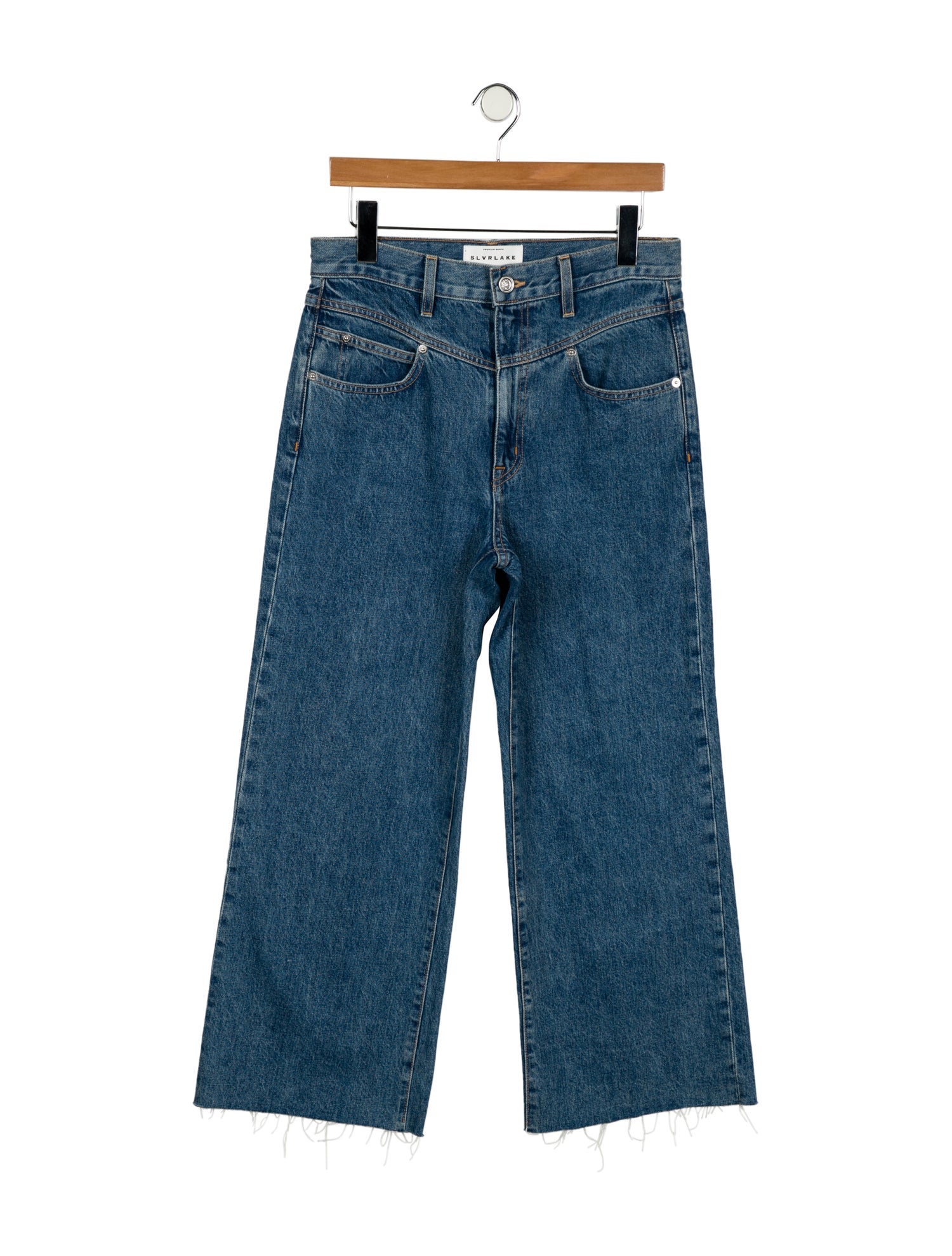 SLVRLAKE High-Rise Wide Leg Jeans