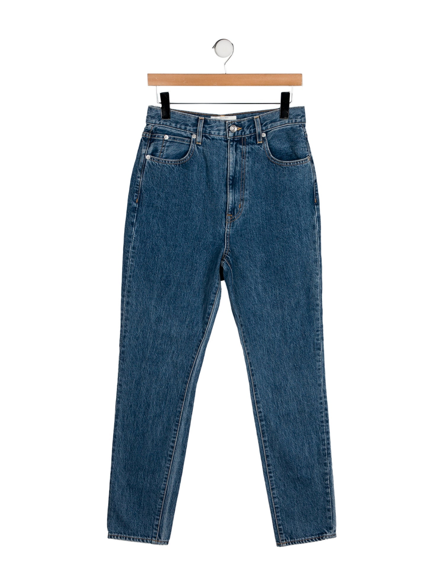 SLVRLAKE High-Rise Straight Leg Jeans