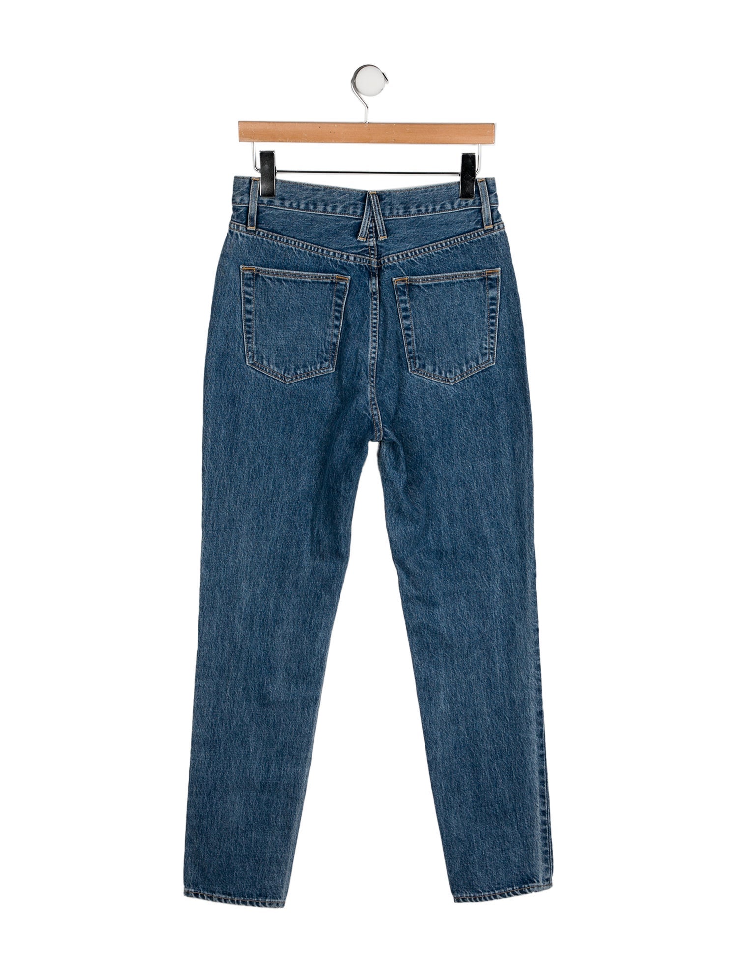 SLVRLAKE High-Rise Straight Leg Jeans