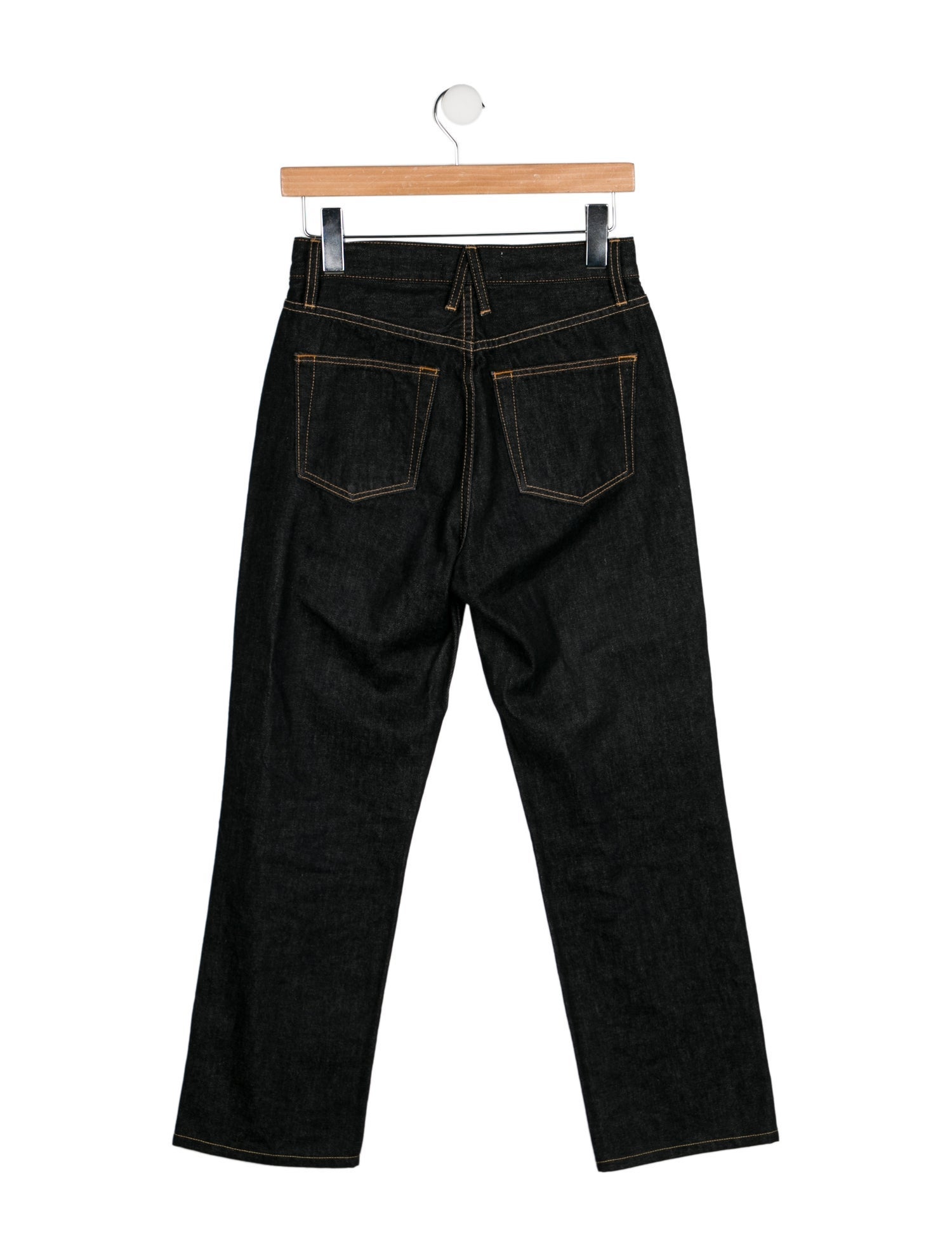 SLVRLAKE High-Rise Straight Leg Jeans
