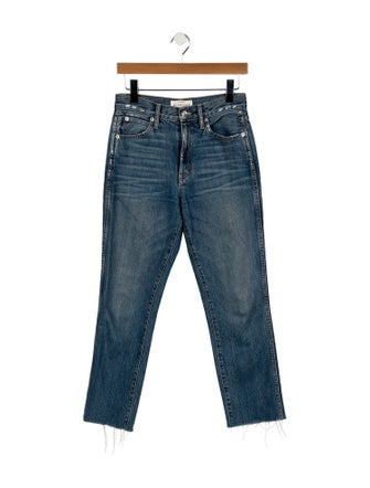 SLVRLAKE High-Rise Straight Leg Jeans