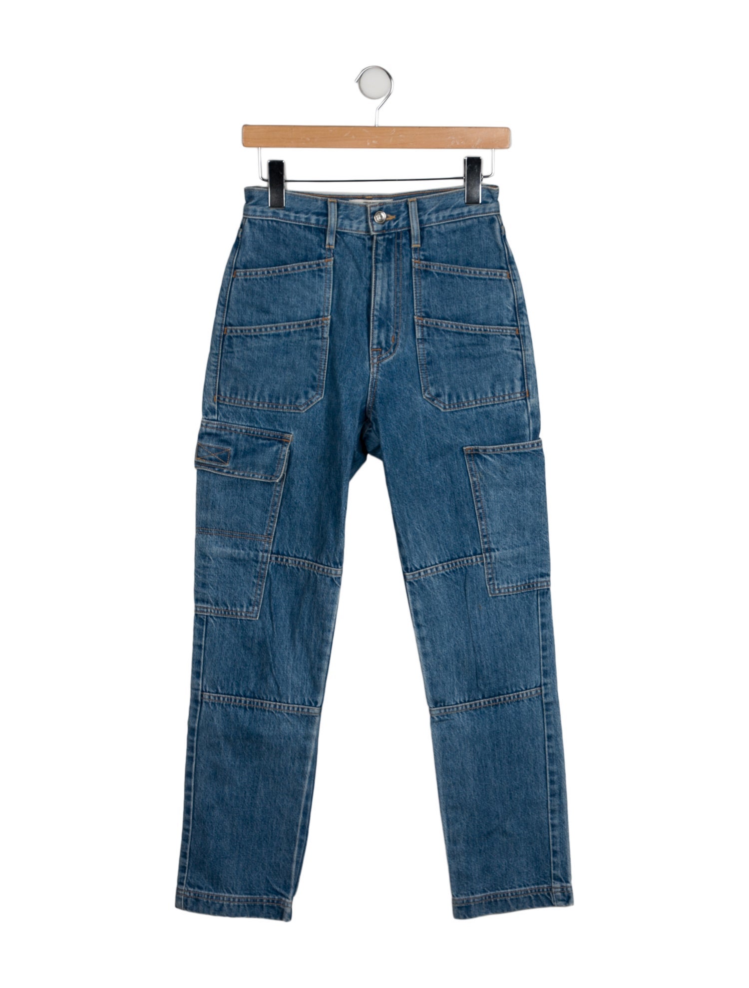 SLVRLAKE High-Rise Straight Leg Jeans