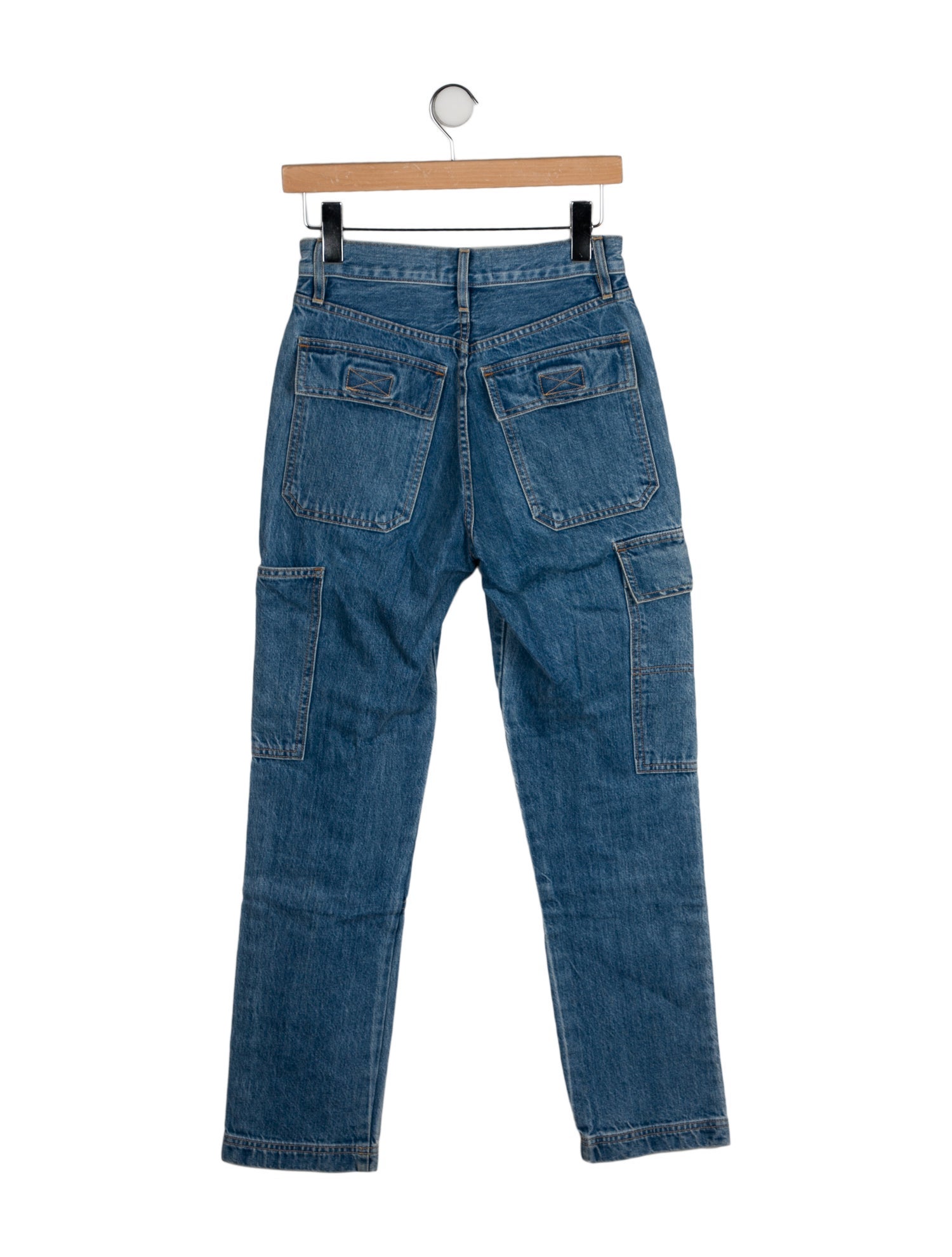 SLVRLAKE High-Rise Straight Leg Jeans