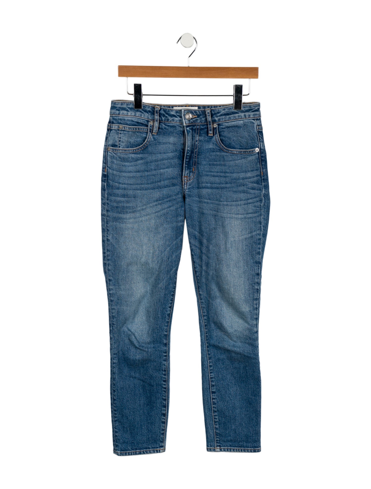 SLVRLAKE High-Rise Straight Leg Jeans
