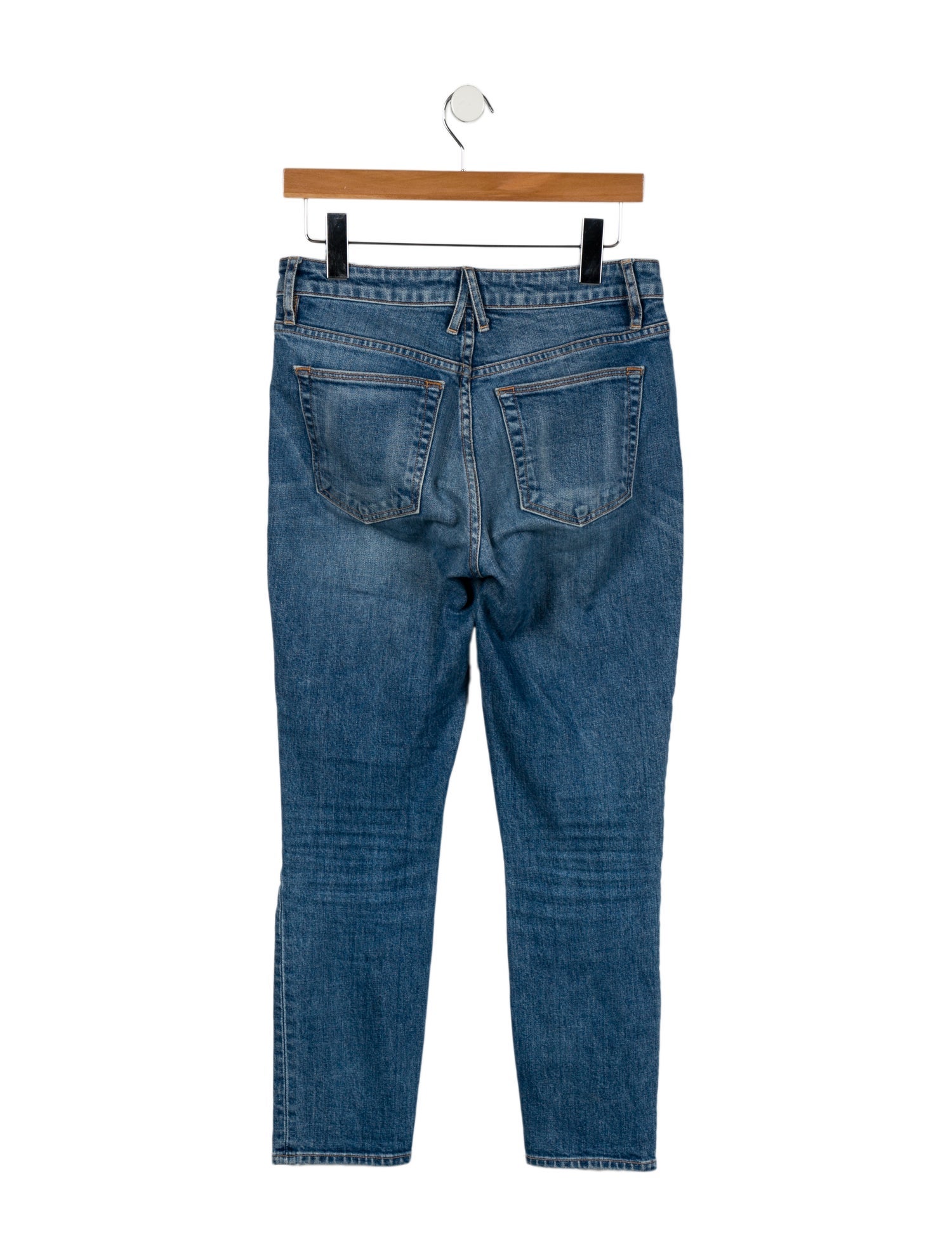 SLVRLAKE High-Rise Straight Leg Jeans