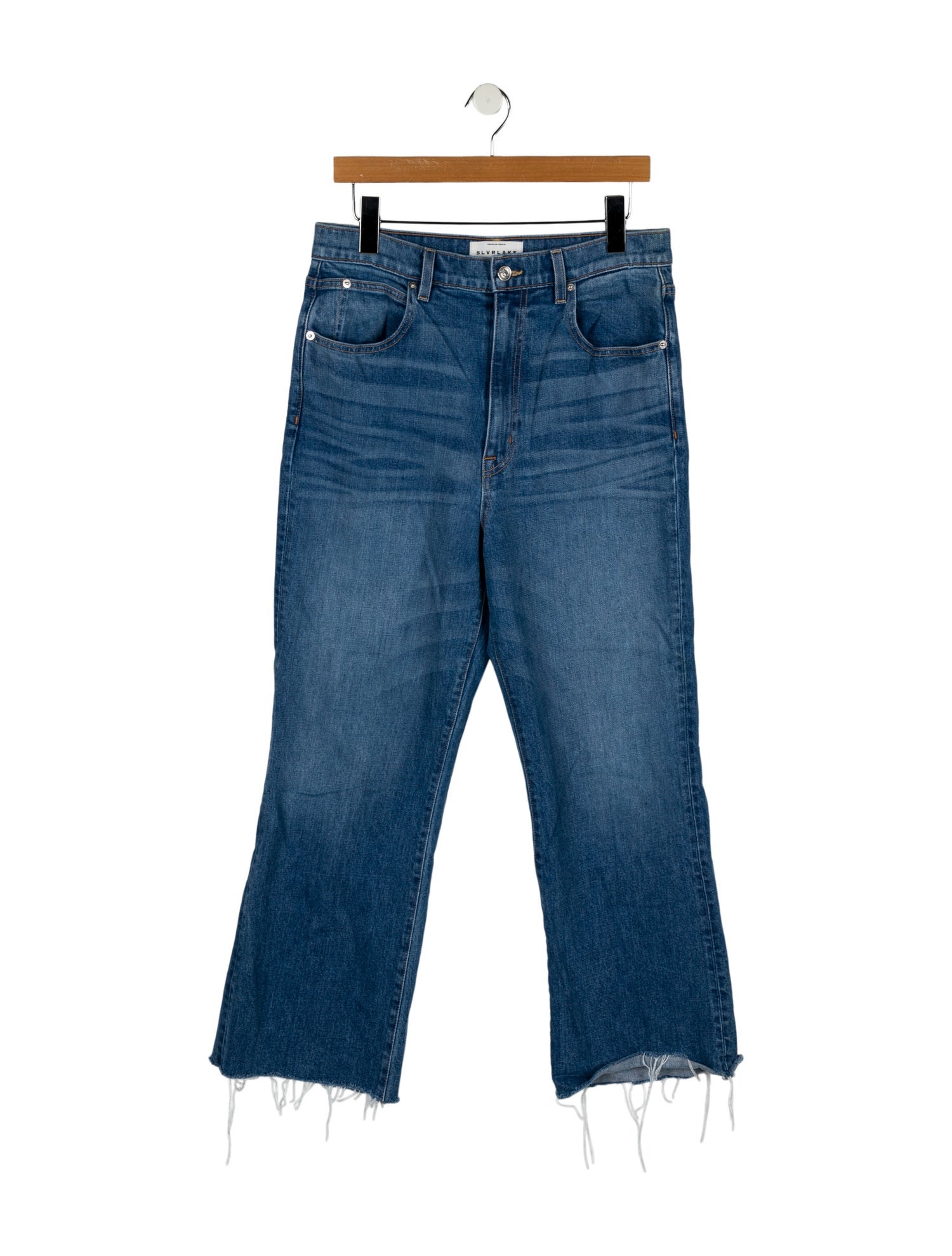 SLVRLAKE High-Rise Wide Leg Jeans