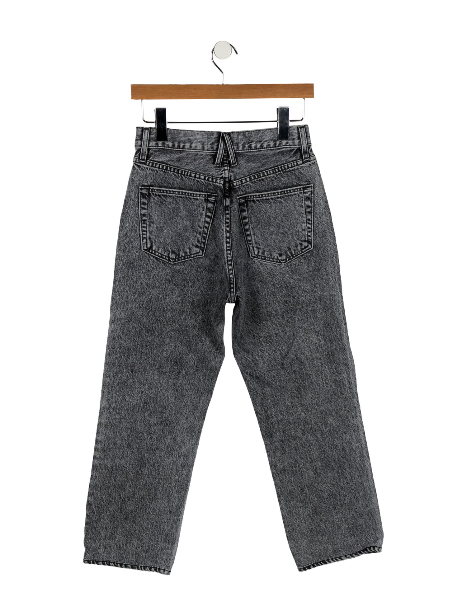 SLVRLAKE High-Rise Straight Leg Jeans