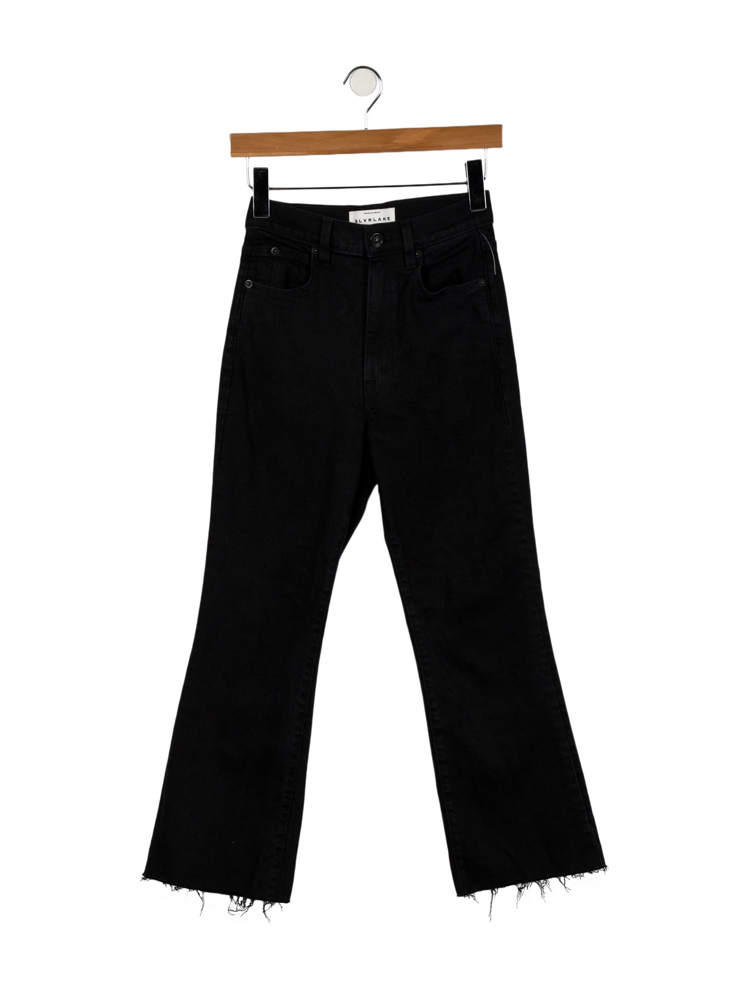 SLVRLAKE Mid-Rise Wide Leg Jeans