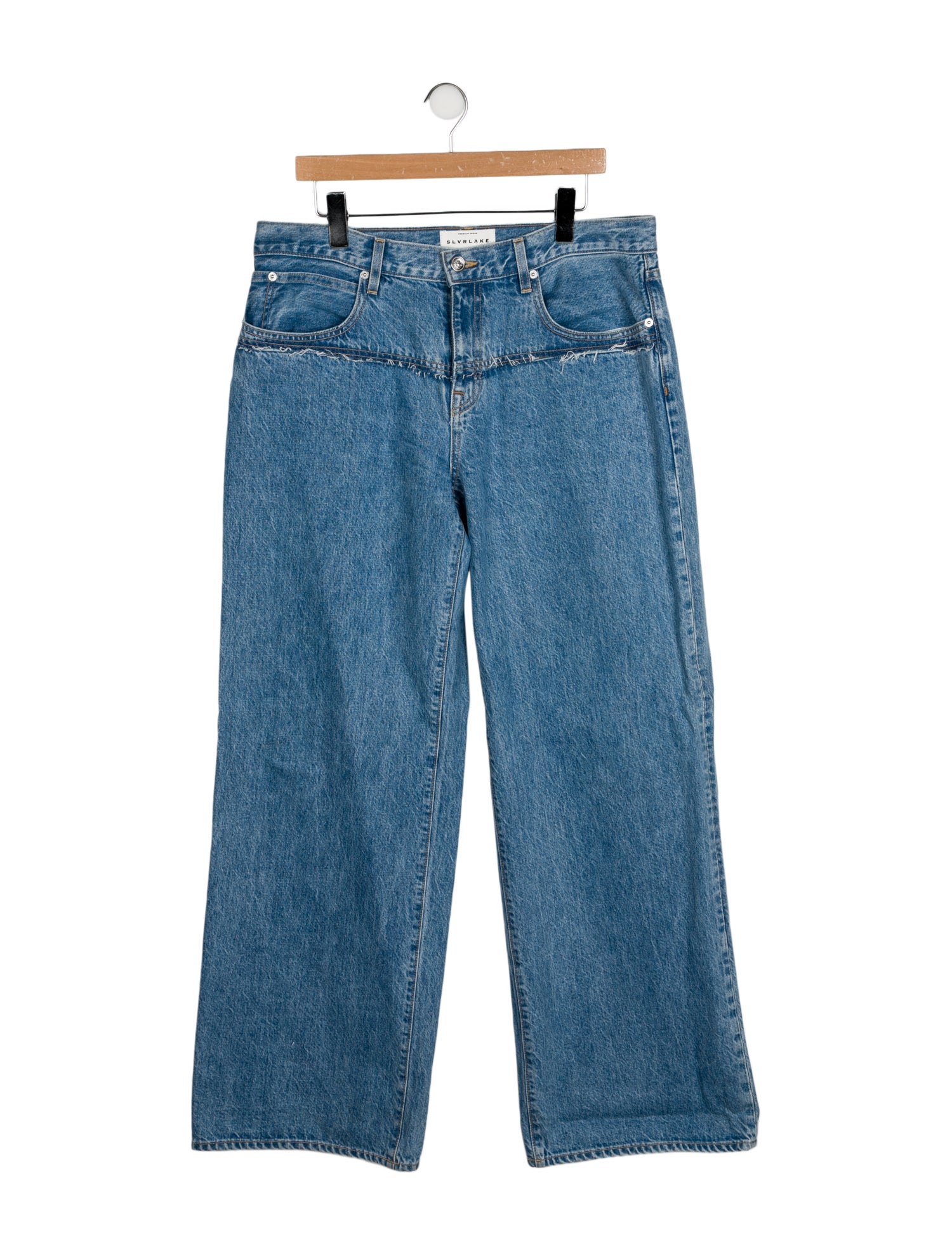 SLVRLAKE High-Rise Wide Leg Jeans