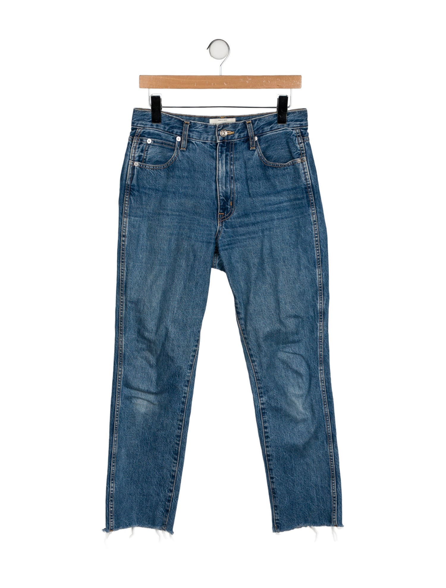 SLVRLAKE High-Rise Straight Leg Jeans