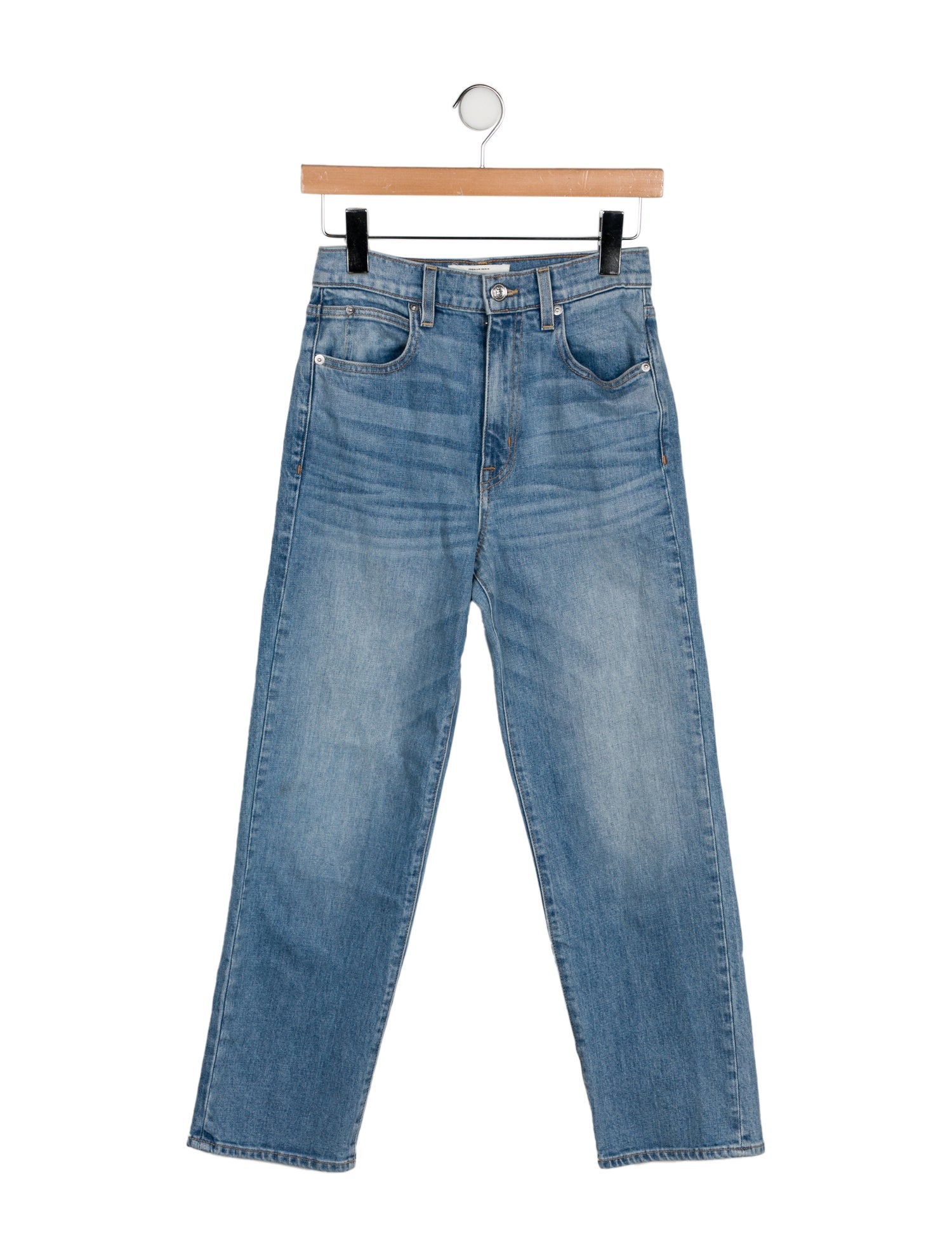 SLVRLAKE High-Rise Straight Leg Jeans