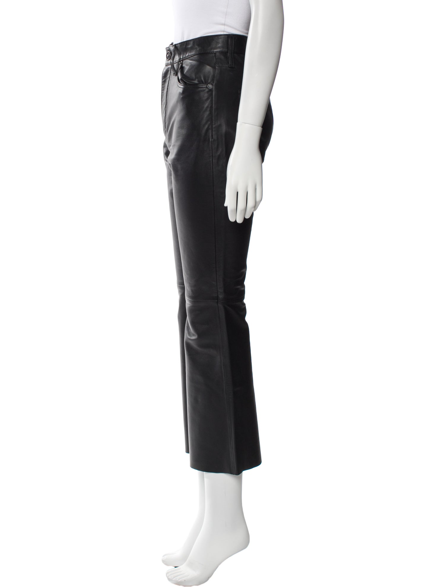 SLVRLAKE Leather Wide Leg Pants