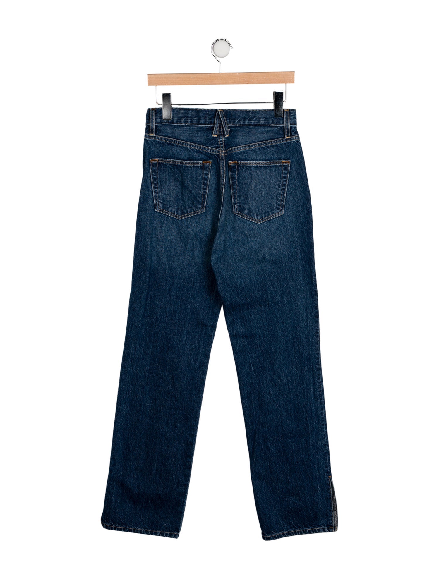 SLVRLAKE High-Rise Straight Leg Jeans