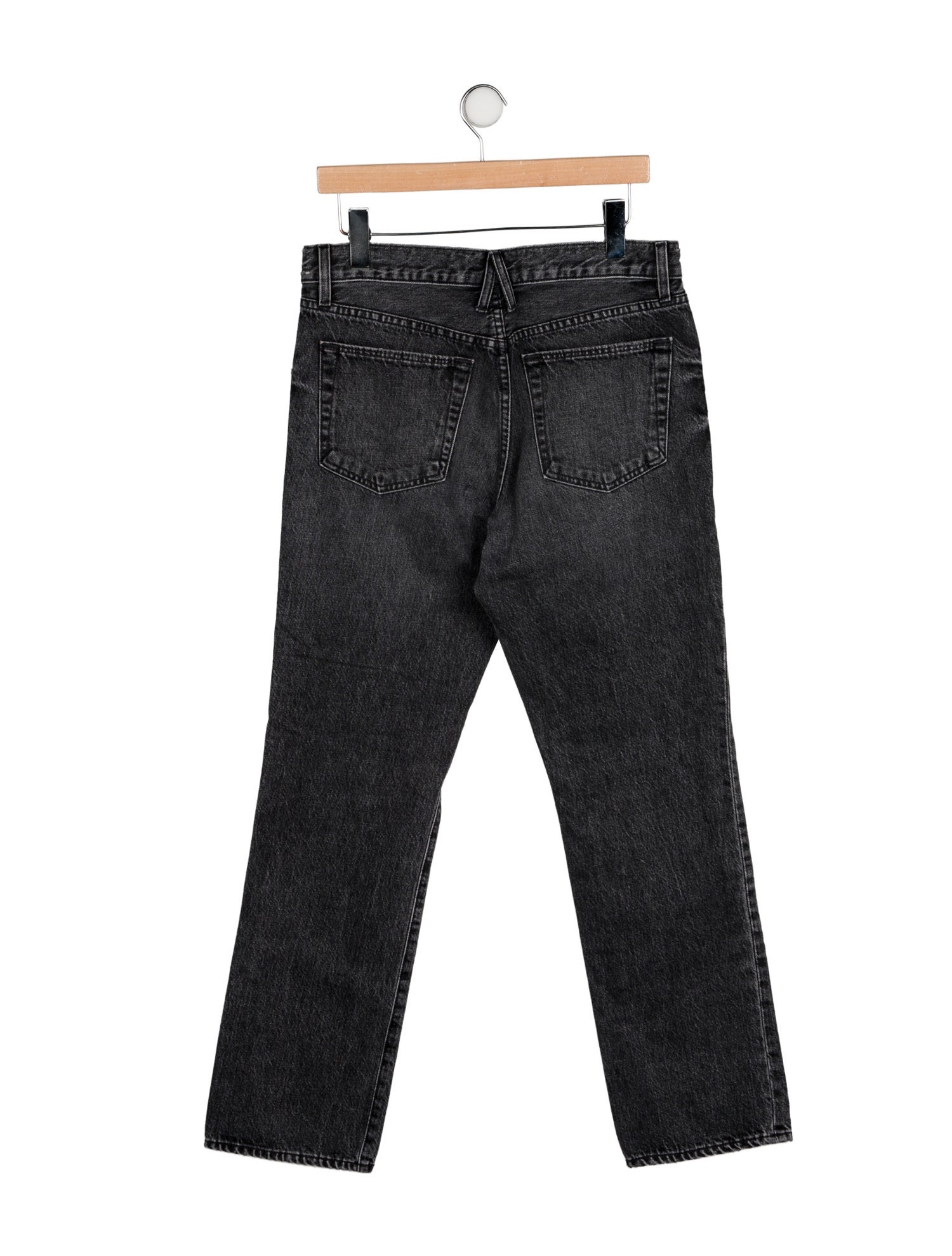 SLVRLAKE High-Rise Straight Leg Jeans