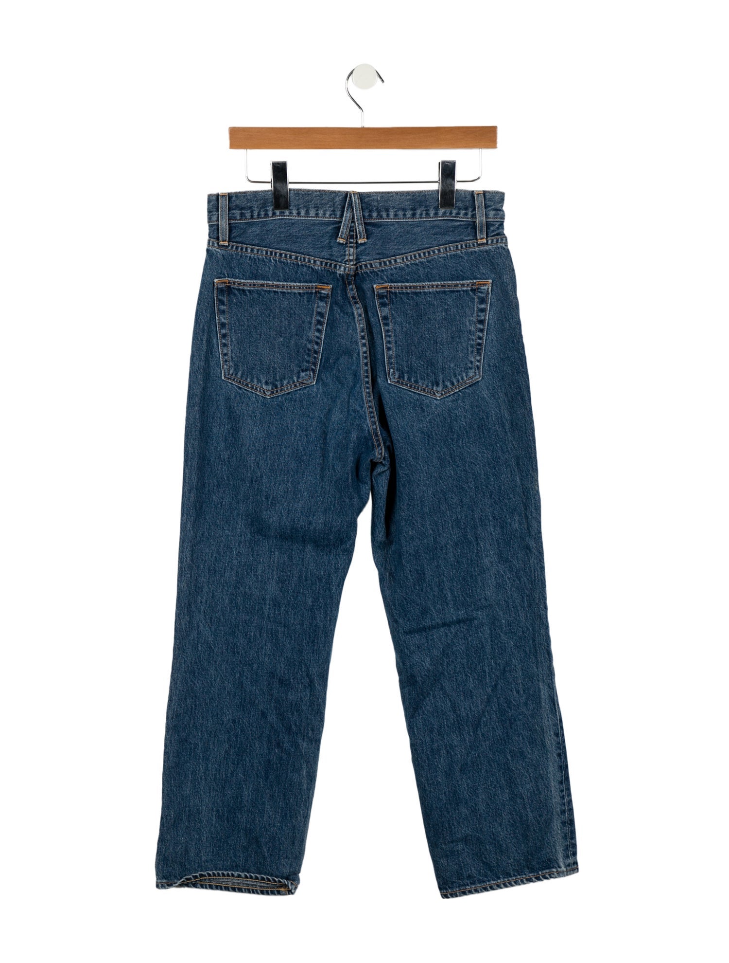 SLVRLAKE High-Rise Straight Leg Jeans