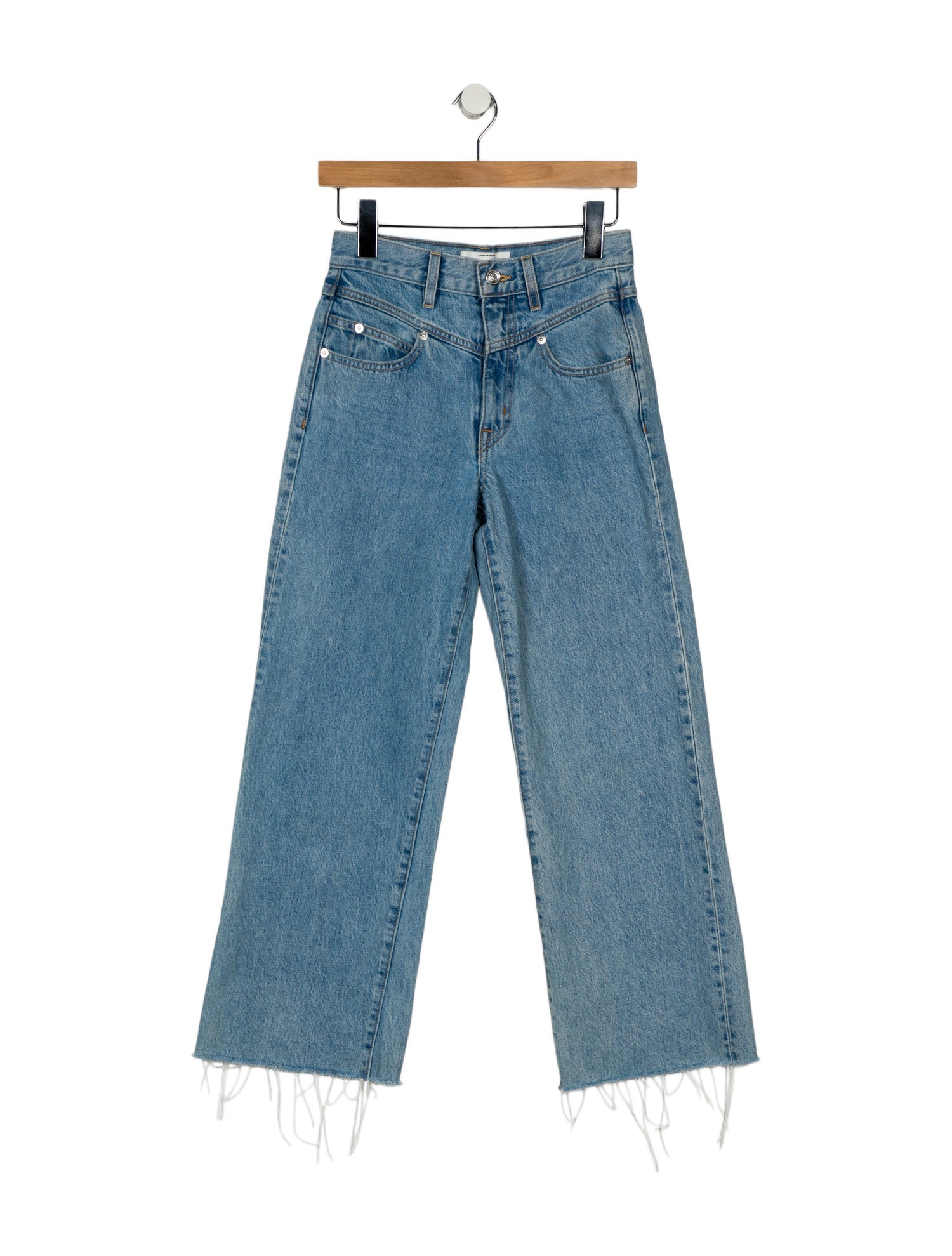 SLVRLAKE Mid-Rise Wide Leg Jeans