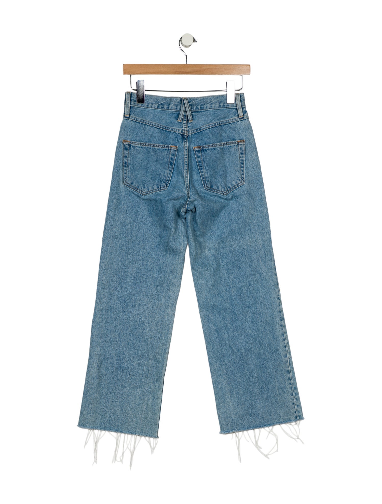 SLVRLAKE Mid-Rise Wide Leg Jeans