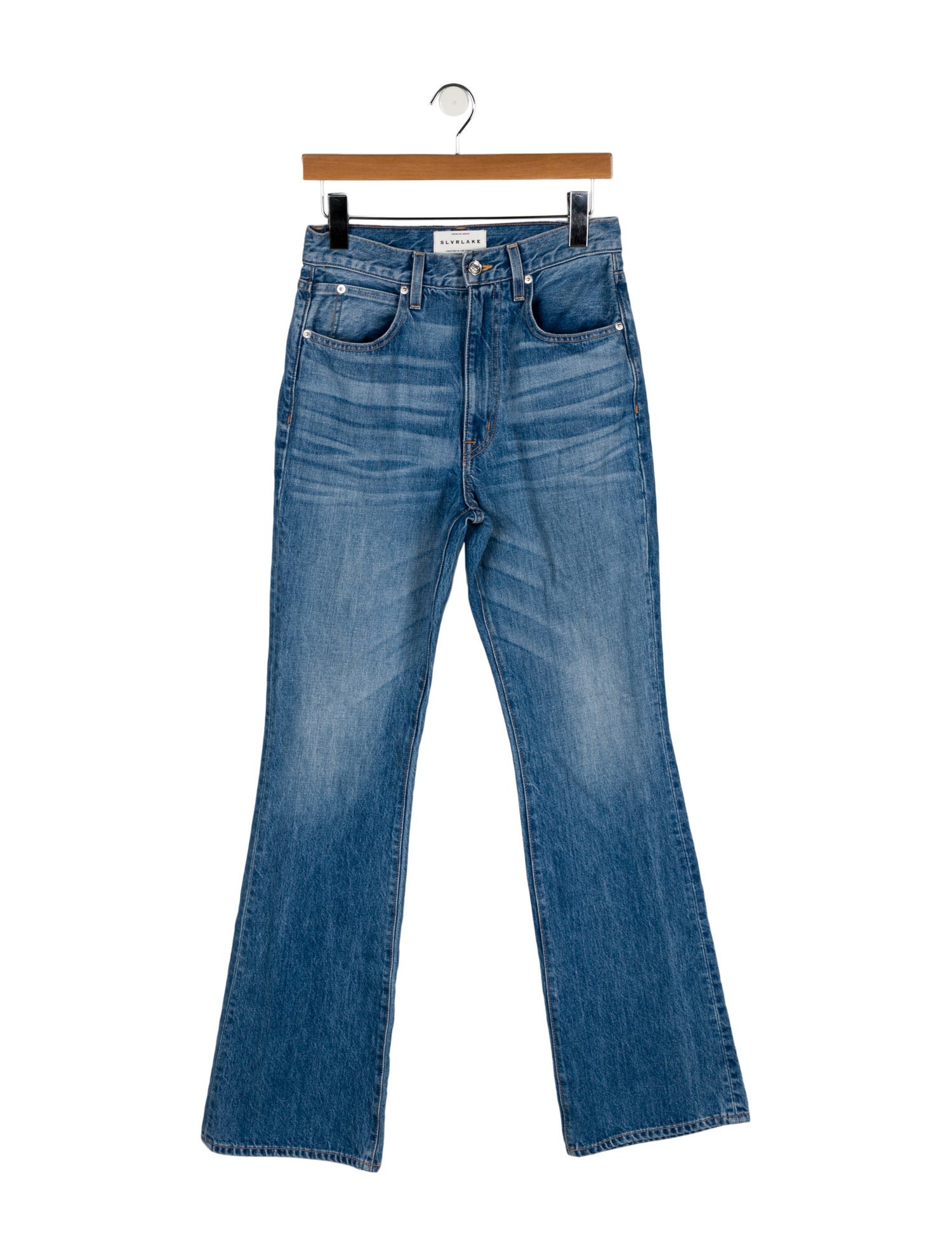 SLVRLAKE High-Rise Wide Leg Jeans