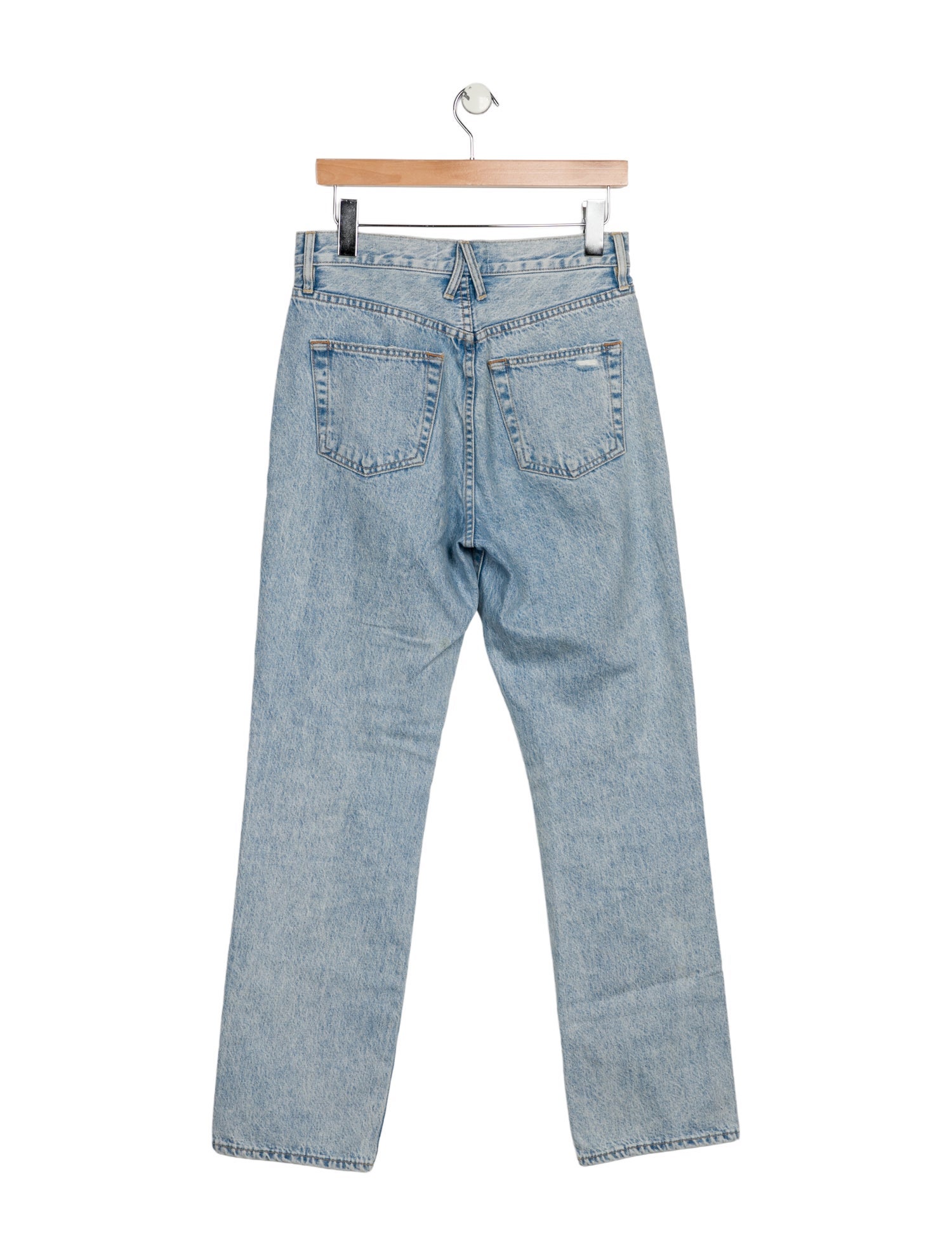 SLVRLAKE High-Rise Straight Leg Jeans