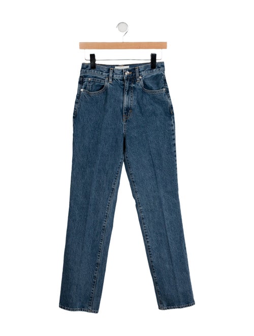 SLVRLAKE Mid-Rise Straight Leg Jeans